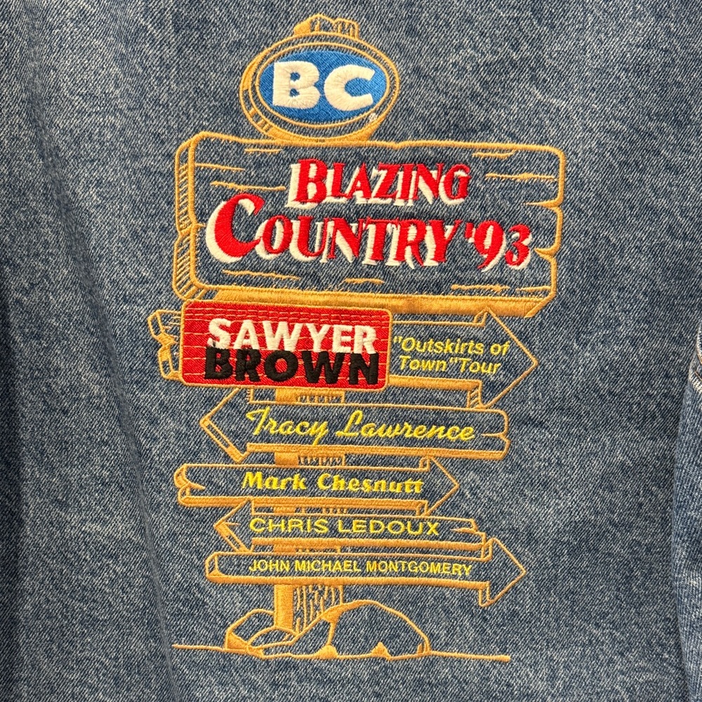 Embroidered Denim Jacket - Picture 2 of 6